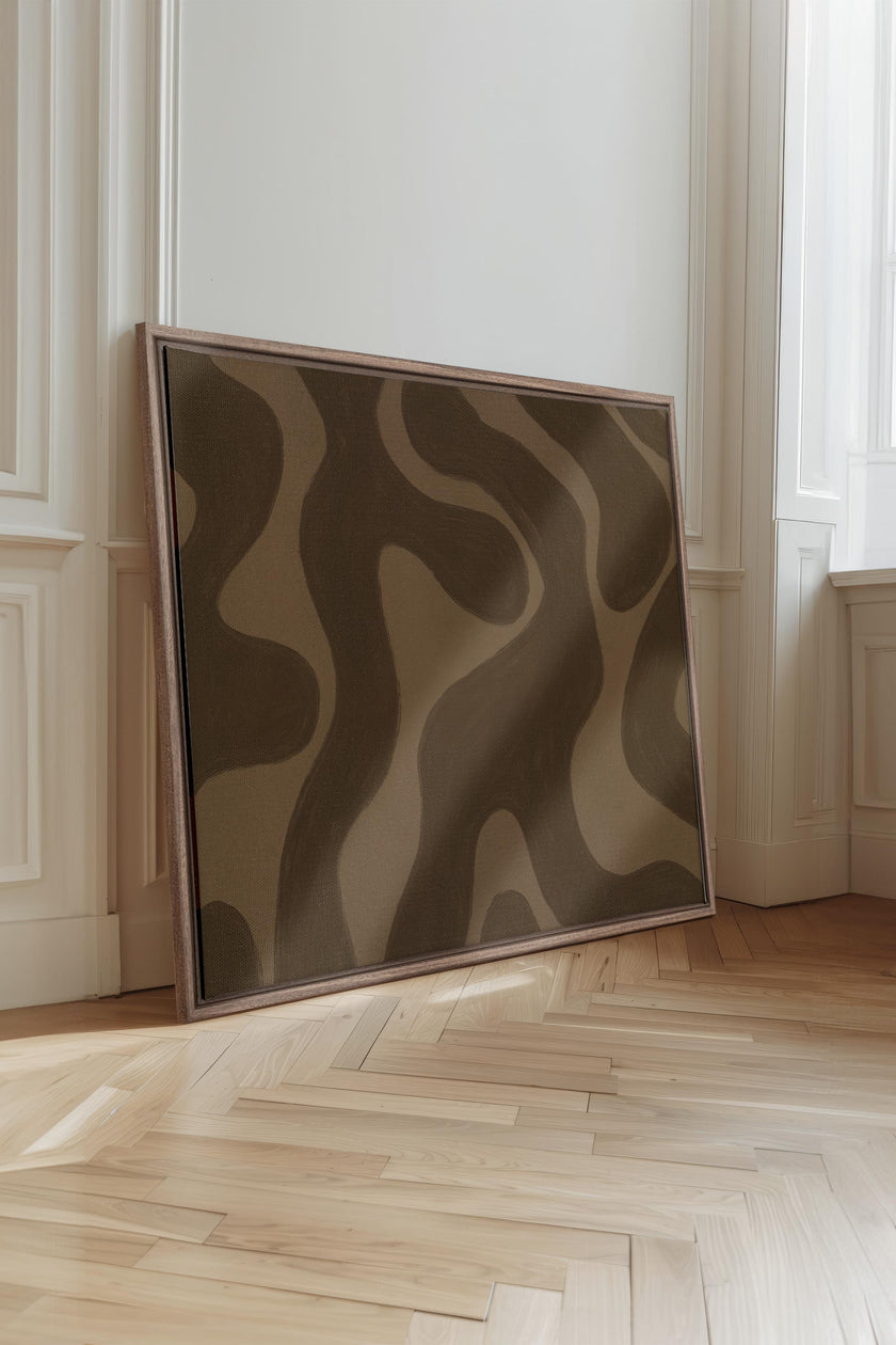 MINERAL FLOW, Oeuvre sur toile étirée