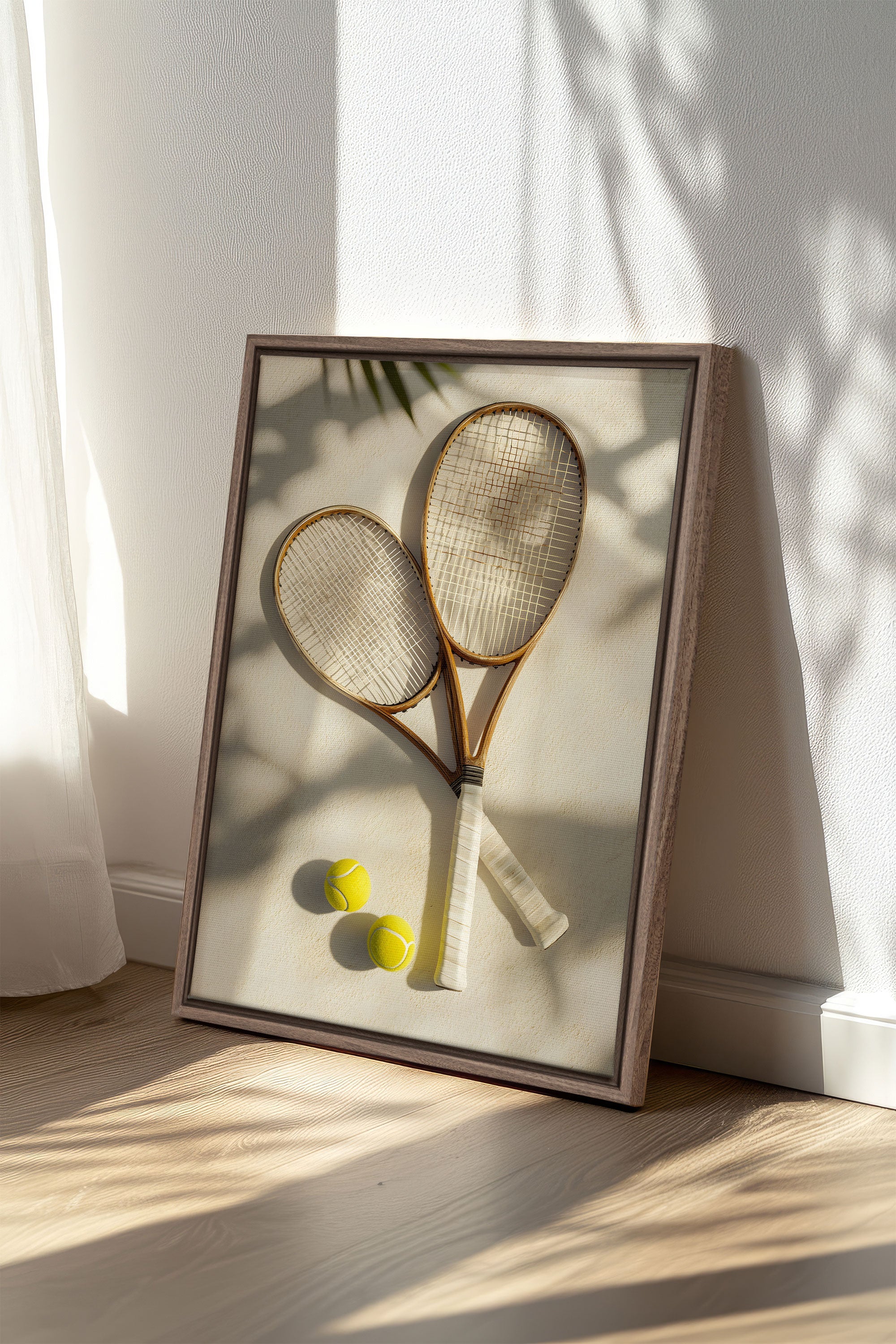 MATCH D'ÉTÉ, Oeuvre sur toile étirée