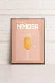 ORANGE MIMOSA, Oeuvre sur toile étirée