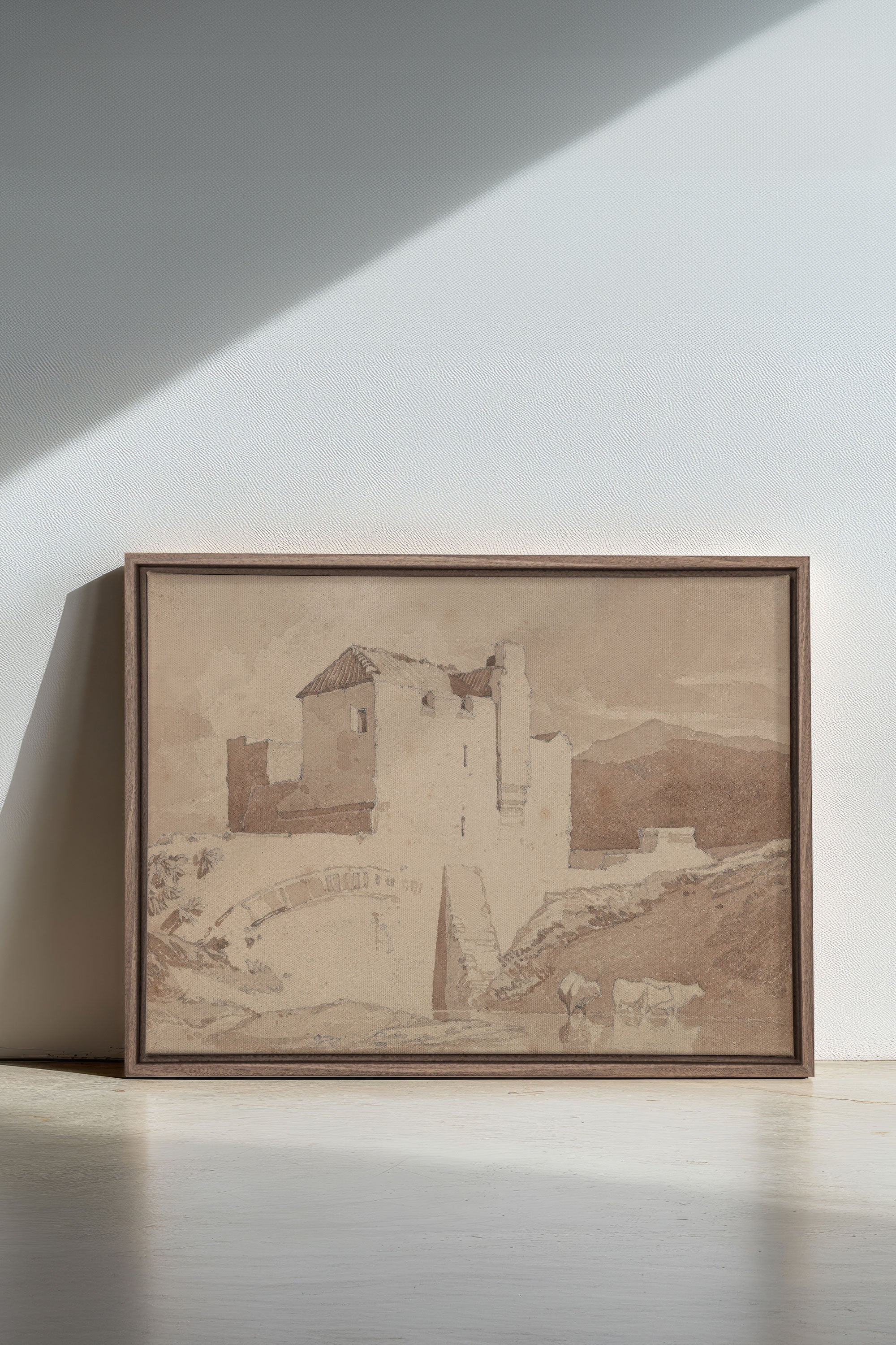 STONE AND STREAM, Oeuvre sur toile étirée
