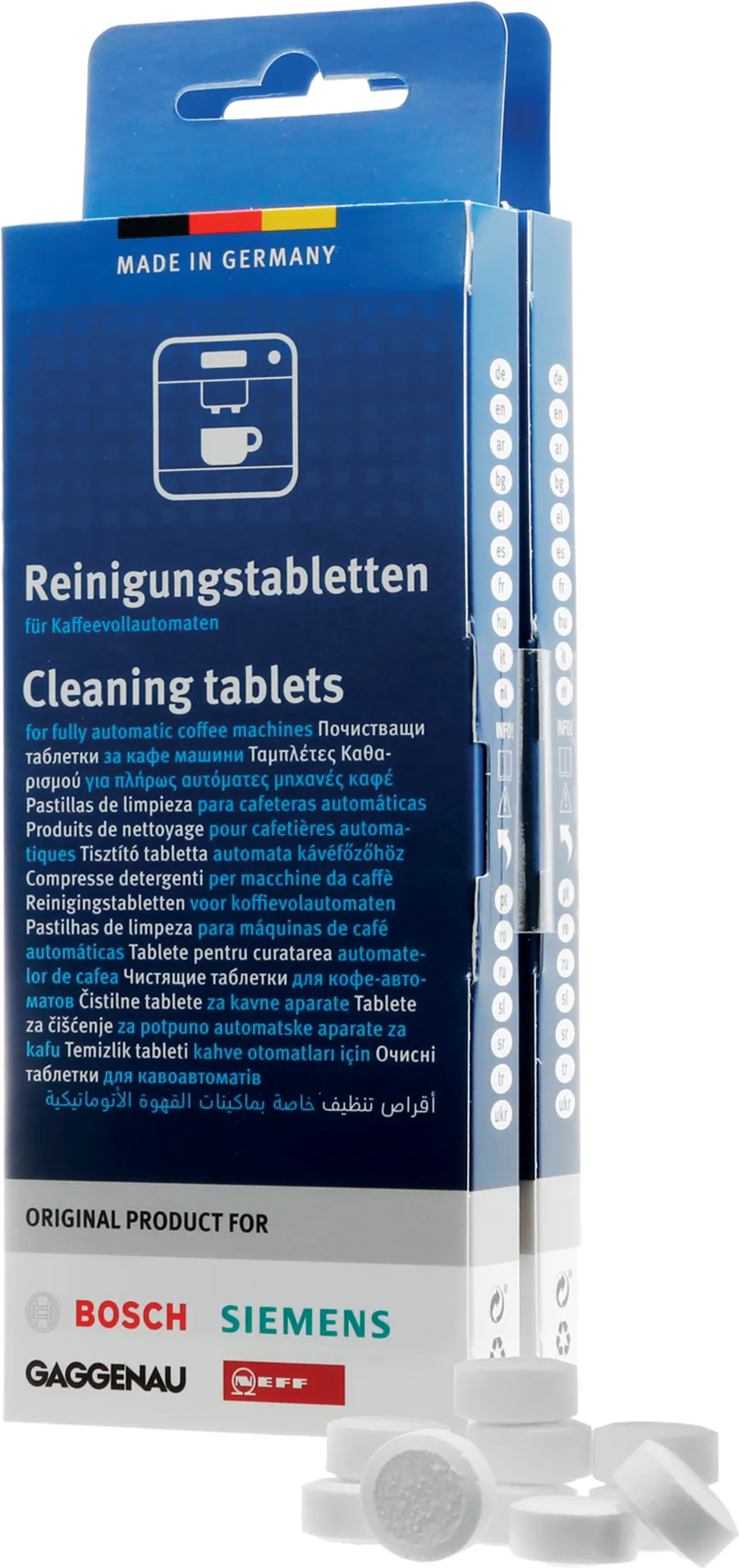 Tablettes de nettoyage pour cafetière Bosch 00311979