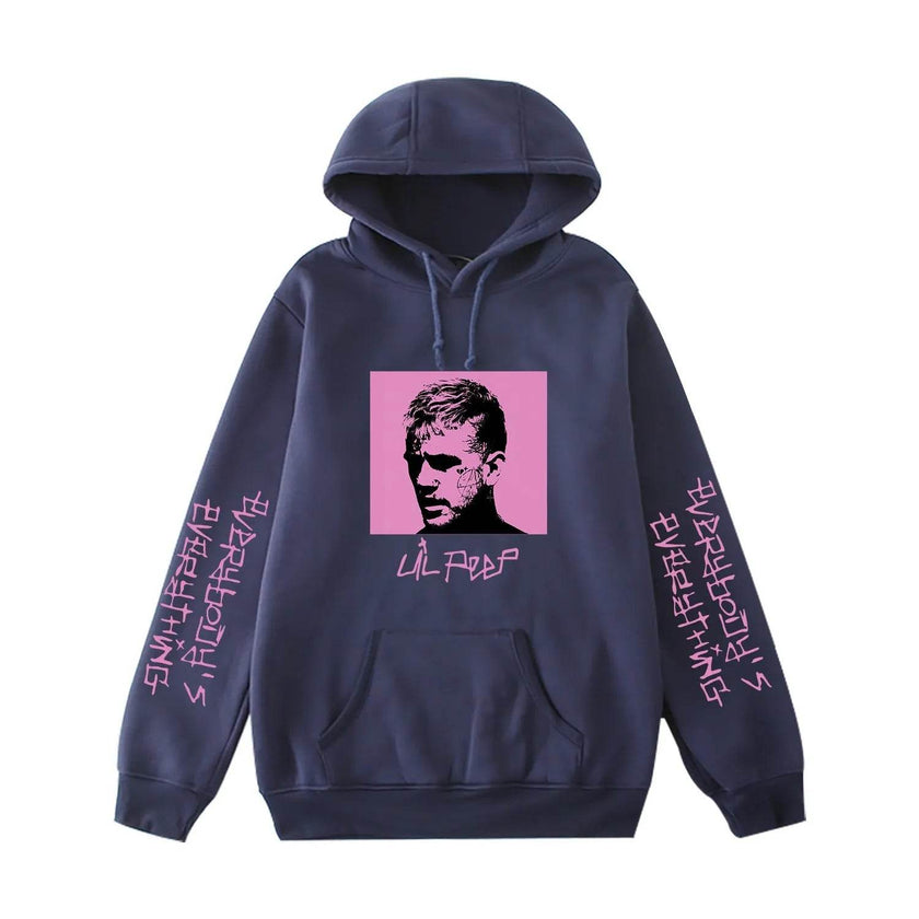 Lil Peep Drawstring Hooded Sweatshirt Pullover Pocket Unisex Hoodie