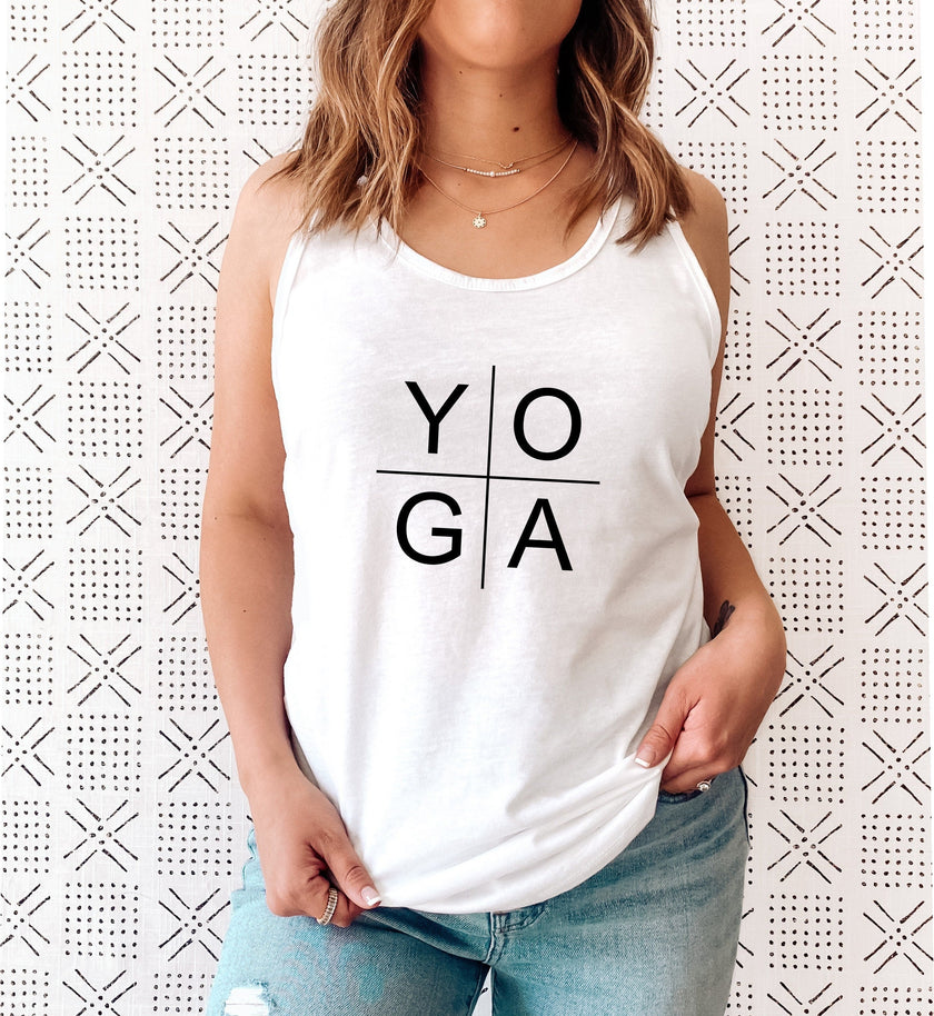 Abstract YOGA Tank Top