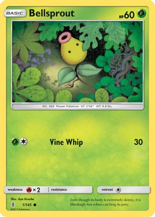 Bellsprout 1/145 - SM  Guardians Rising