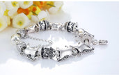 DIY Silver Horse Charm Bead Bracelet For Ladies – Pandora-Style Chain