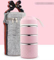 Japanese-Inspired Compartment Lunch Box – Stainless Steel, 1–3 Layer