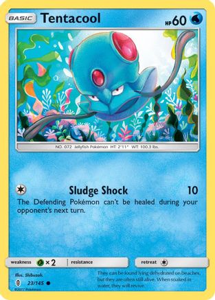 Tentacool 23/145 - SM  Guardians Rising Reverse Holofoil