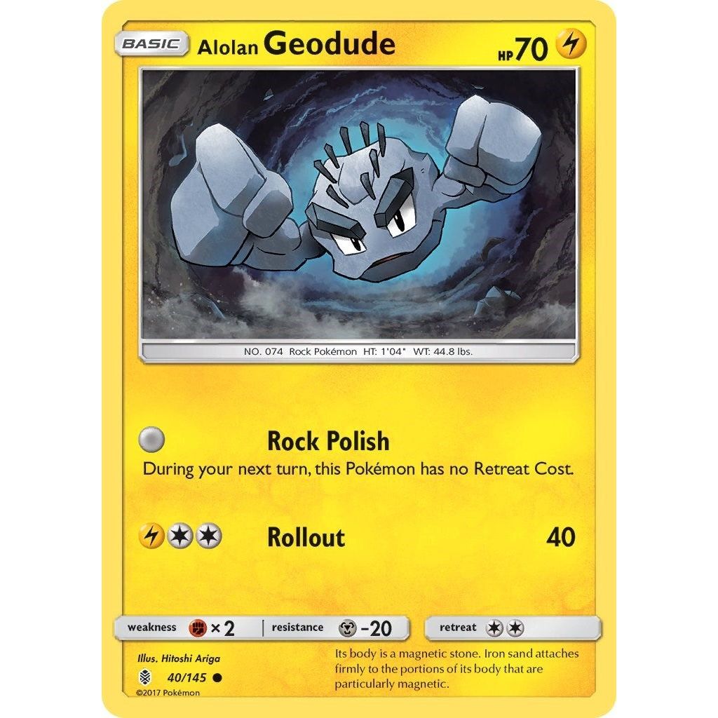 Alolan Geodude (40/145) (SM02)