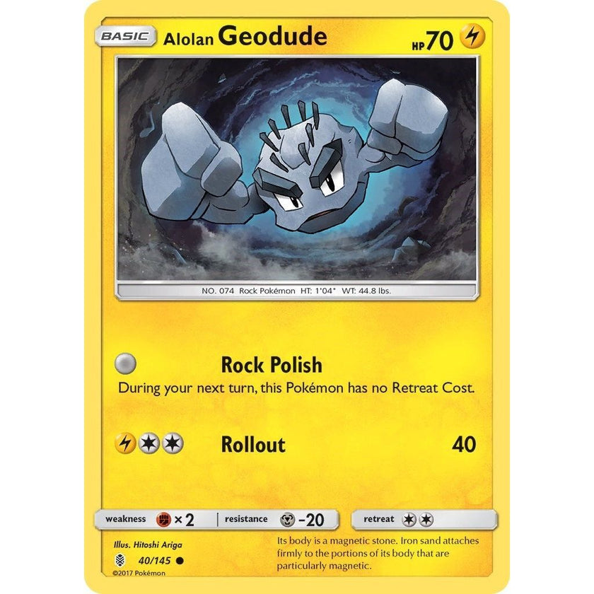 Alolan Geodude (40/145) (SM02)