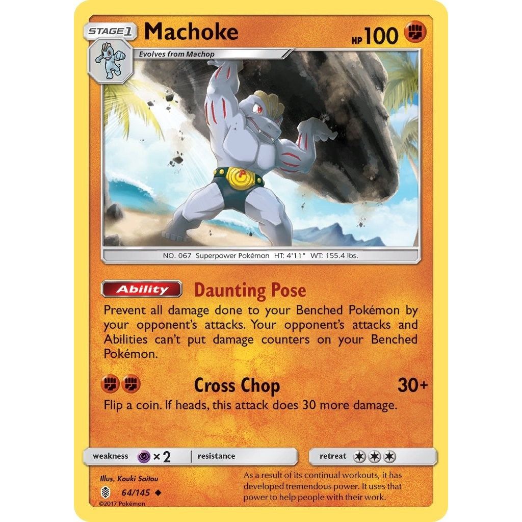 Machoke (64/145) (SM02)
