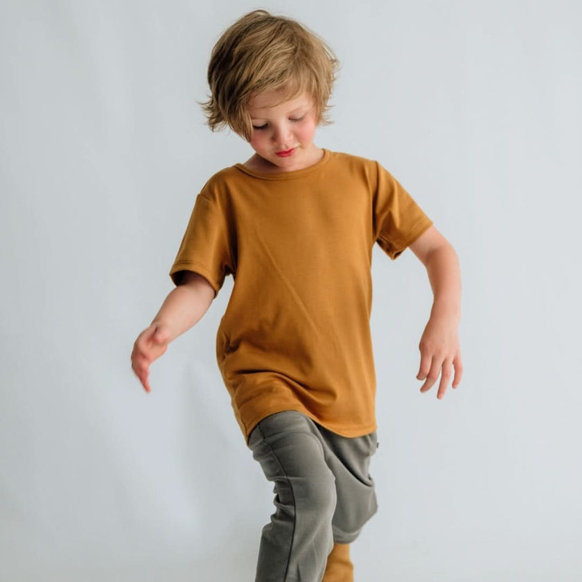 Baby/Kids' Bamboo T-Shirt | Umber