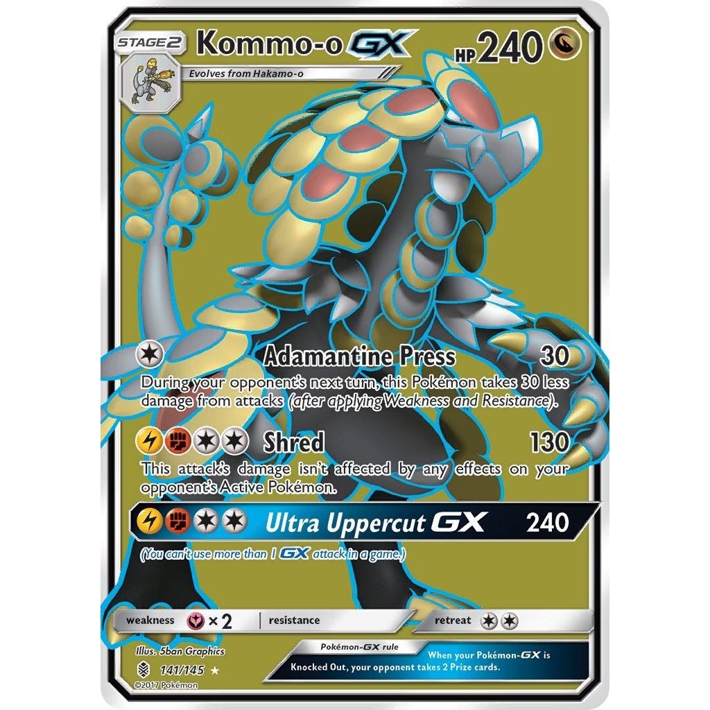 Kommo-o GX (Full Art) (141/145) (SM02)