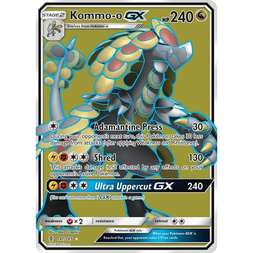 Kommo-o GX (Full Art) (141/145) (SM02)
