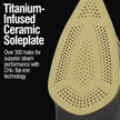 CHI 13101C Steam Iron for Clothes with Titanium Infused Ceramic Soleplate - Blemished package with full warranty