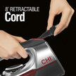 CHI 13102C Electronic Clothing Iron with Retractable Cord- Blemished Package with Full Warranty