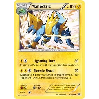 Manectric - 61/160 (XY Primal Clash) (061/160) (PR)