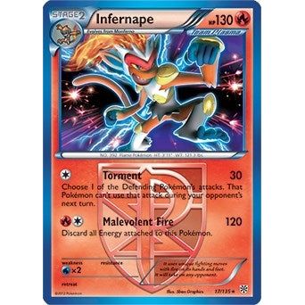 Infernape - 17/135 (BW Plasma Storm) (017/135) (PR)