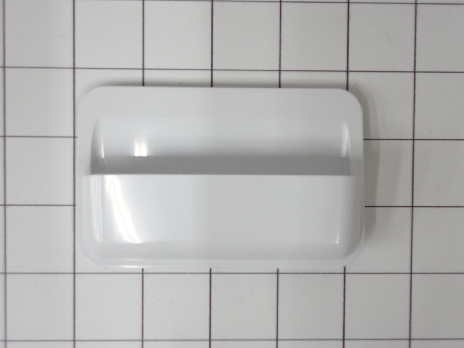 Poignée de porte de sécheuse Frigidaire 131644700, blanche.