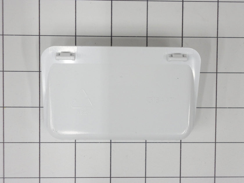 Poignée de porte de sécheuse Frigidaire 131644700, blanche.