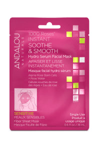 Andalou Naturals - 1000 Roses Instant S & S Sheet Mask (18ml)