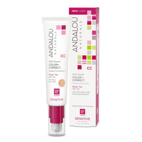 Andalou Naturals - 1000 Roses CC Sheer Tan SPF30 (58ml)