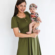 Ladies’ Bamboo Kaia Dress | Palm Fronds