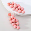 Candy Ball Earrings - Beaded Beach Stud