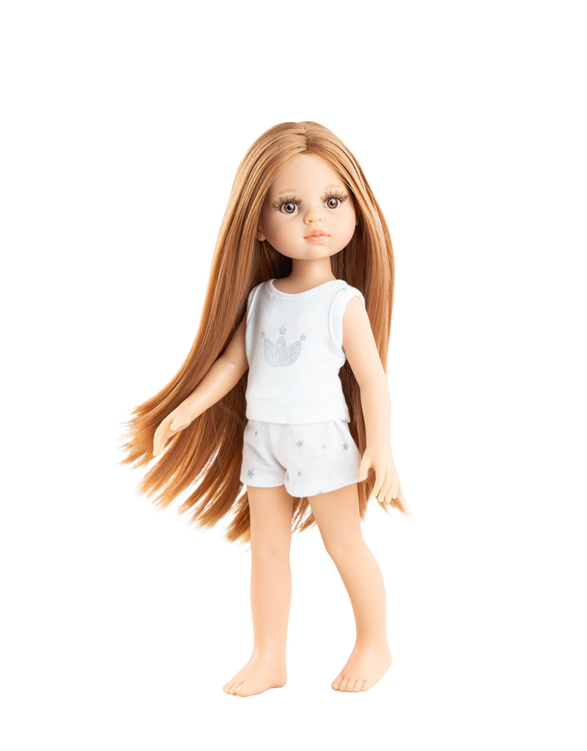 Las Amigas Doll - Cristi with long hair in pajamas - Paola Reina