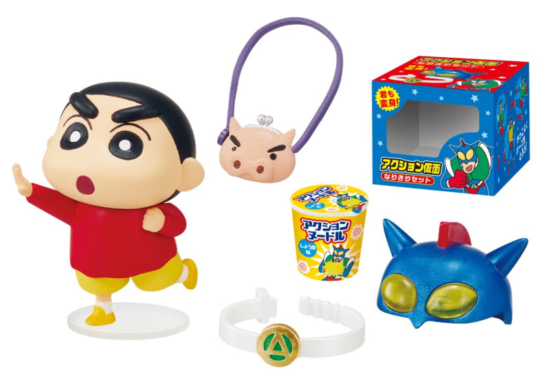 Crayon Shin-Chan Shopping at Sato Kokonokada (1 Random Box) (Re-ment Blind Box)