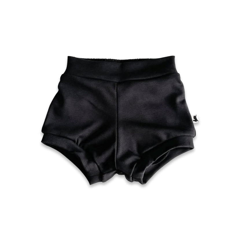 Baby Bamboo High-Waisted Shorties | Bison Plaid