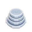 Silicone lunch containers