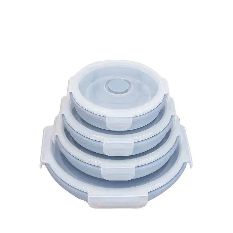 Silicone lunch containers