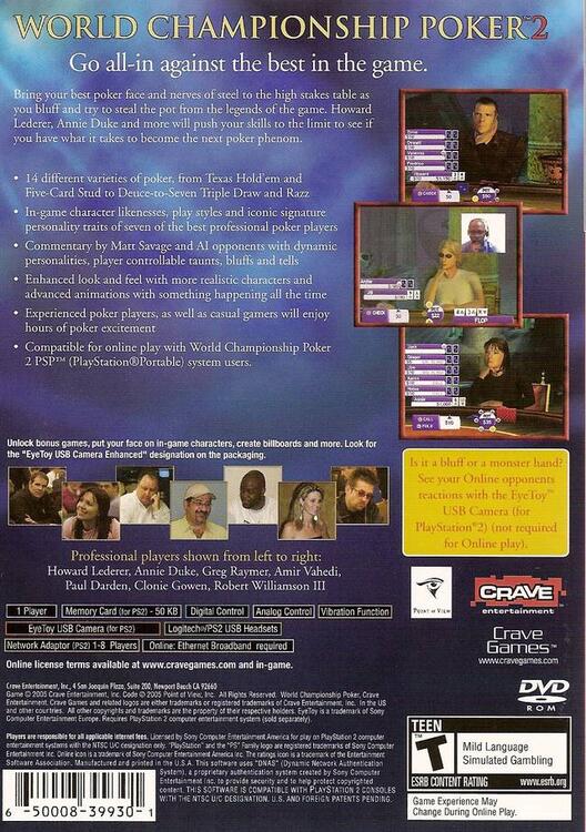 World Championship Poker 2 : Avec Howard Lederer (occasion)