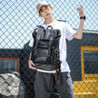 Men's PU Leather Backpack – Black | Travel, School & Laptop Bag