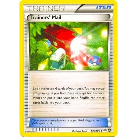 Trainers' Mail - 92a/108 (Non-Holo) (092a/108) (PR)