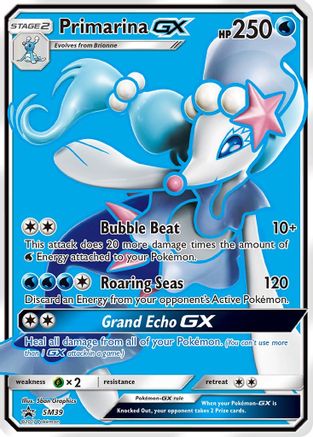Primarina GX - SM39/248 - SM Promos Holofoil