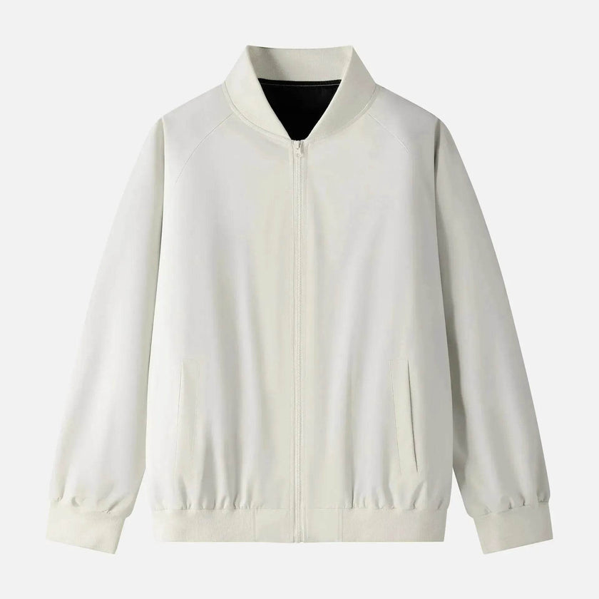 Autumn Casual All-matching Plain Baseball Uniform Cardigan Jacket Men