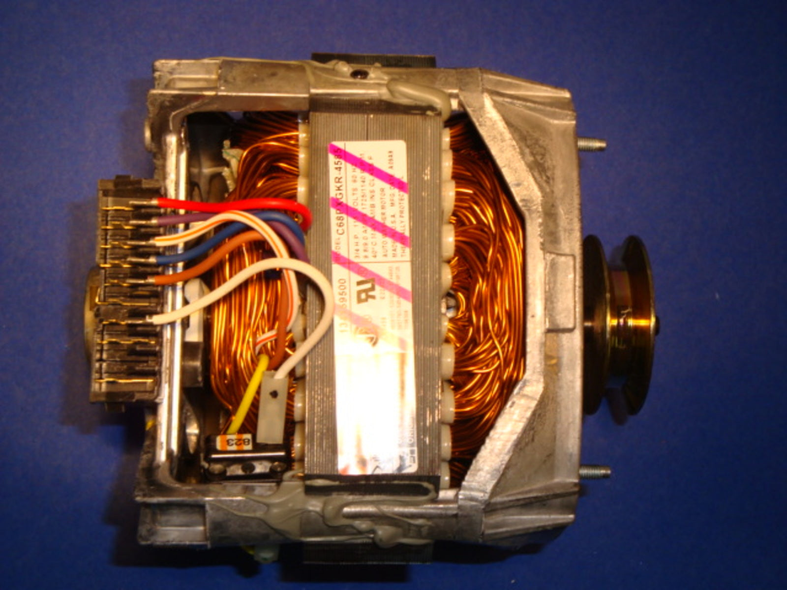 Frigidaire 134159500 - 3/4HP Washer Motor with Pulley