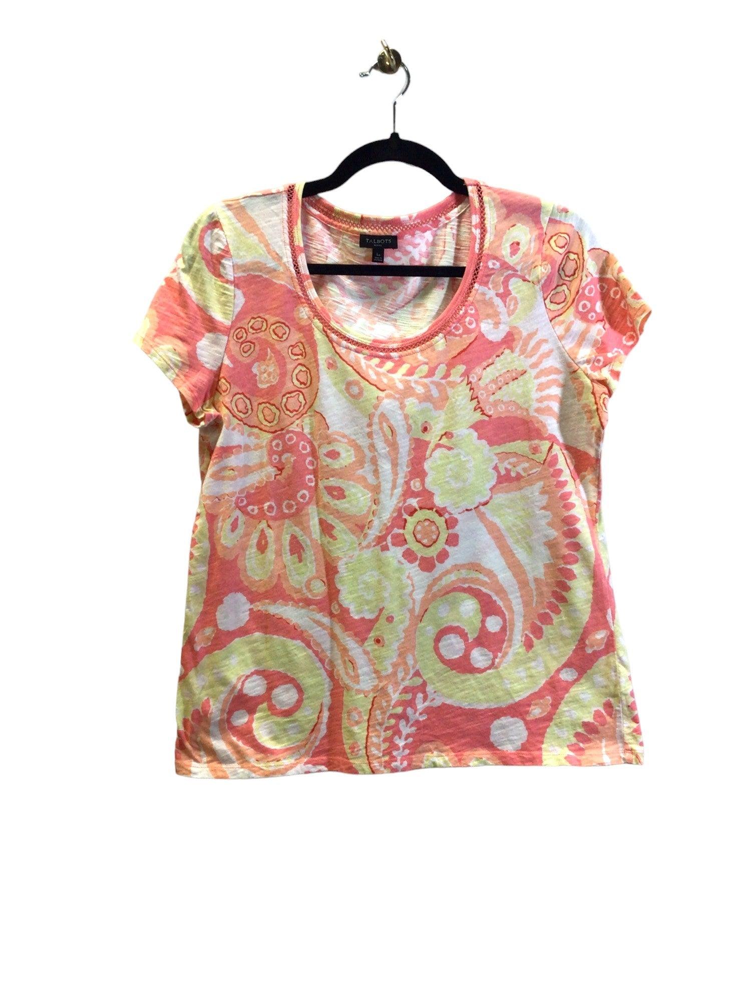 TALBOTS Women T-Shirts Regular fit in Pink - L