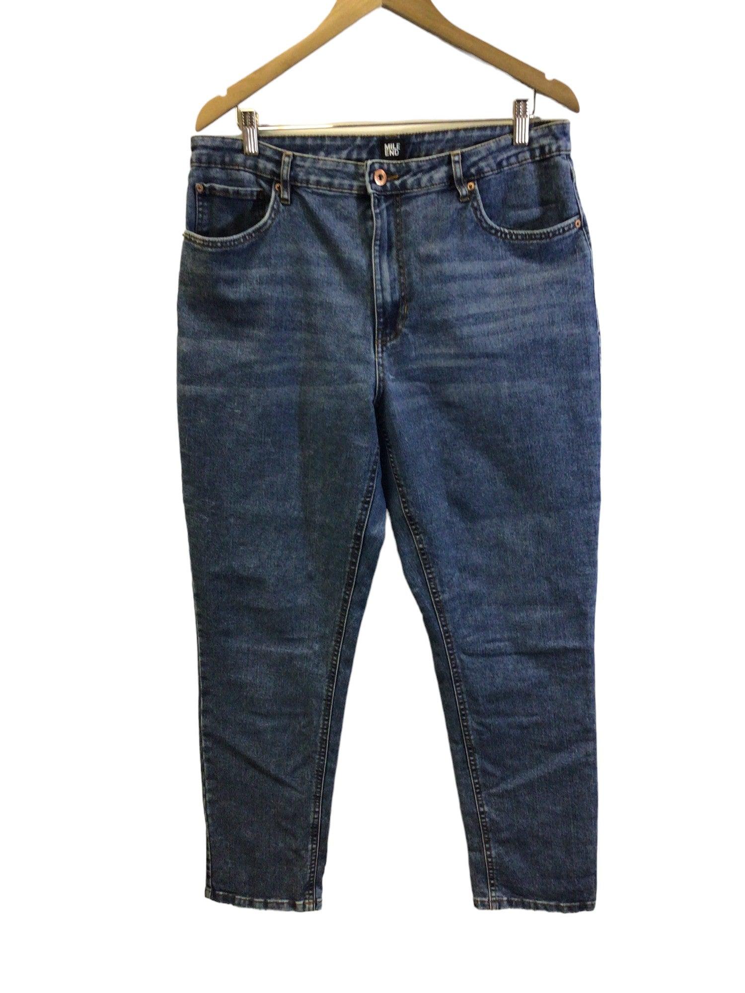 MILE END Women Straight-Legged Jeans Regular fit in Blue - 31