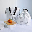 Women Drawstring Tote Lunch Bag