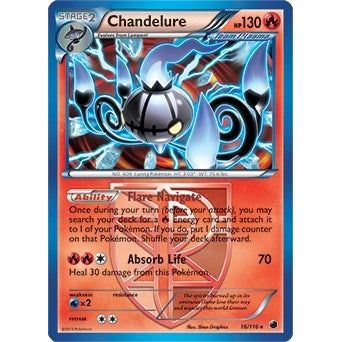 Chandelure - 16/116 (BW Plasma Freeze) (016/116) (PR)