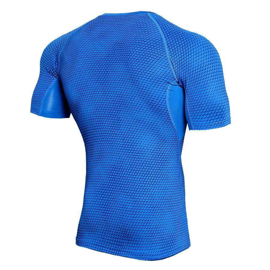 Men’s Gym Compression Shirt – Short Sleeve Workout Training & MMA BJJ Rash Guard