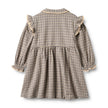 L/S Alissa Dress  | Blue Check | Wheat Kids