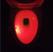Motion-Sensor Toilet Night Light – 8 & 16 Colour LED, Battery Powered