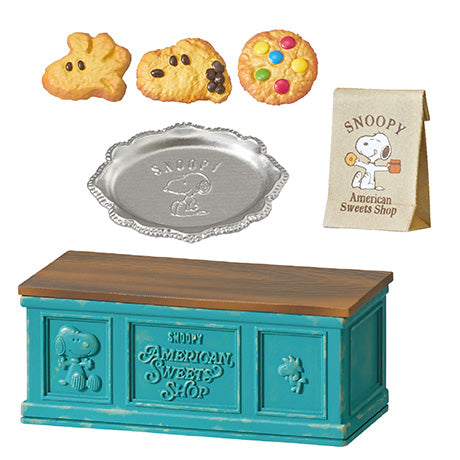 Snoopy American Sweets Shop (1 Random Box) (Re-ment Blind Box)