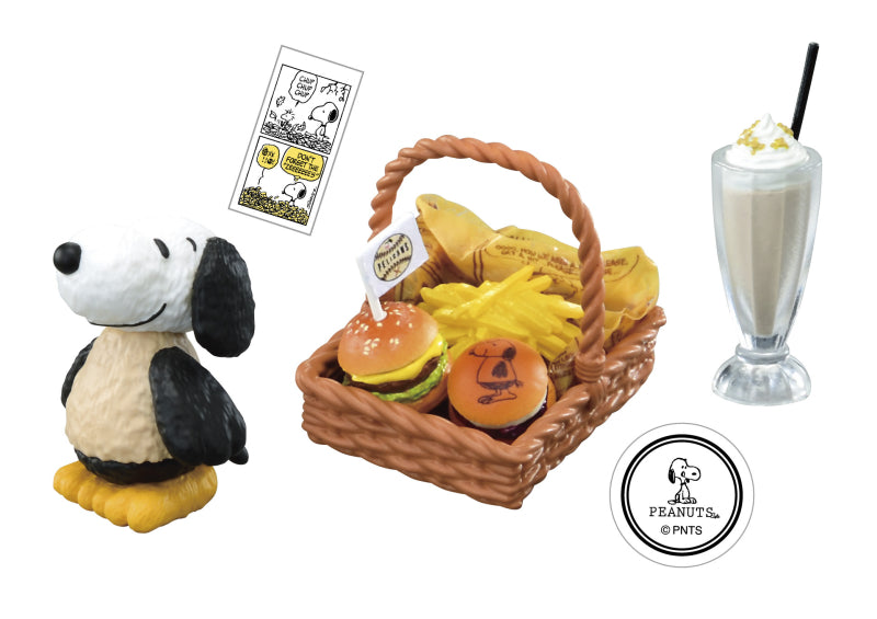 Snoopy Peanuts Cafes tour with you! (1 Random Box) (Re-ment Blind Box)