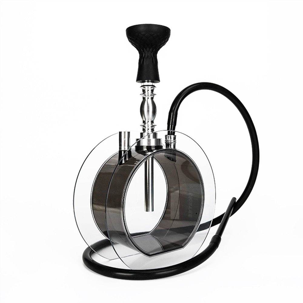 Acrylic round pot hookah set