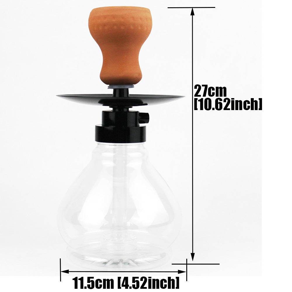 Portable plastic hookah