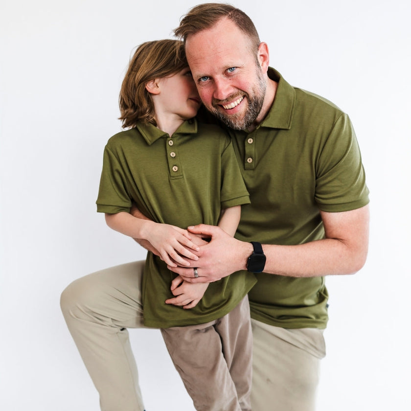 Men’s Bamboo Polo Shirt | Olive